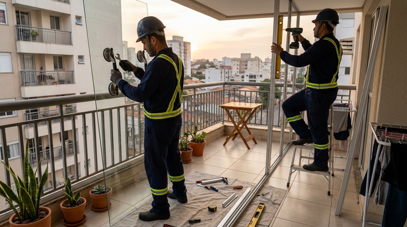 Divisórias em Vidro no Arpoador, Contagem‑MG