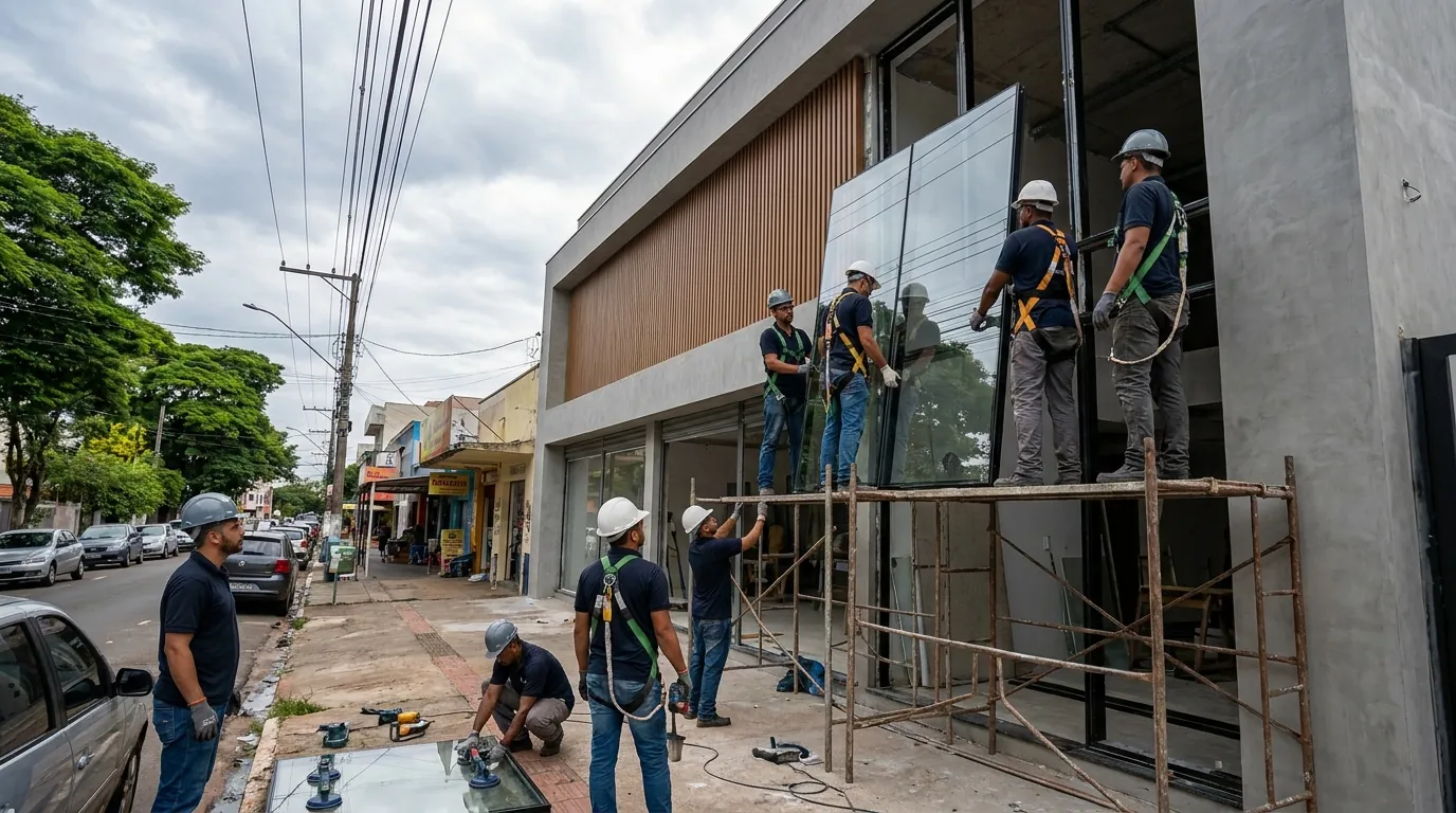 Fachada de Vidro em Contagem‑MG