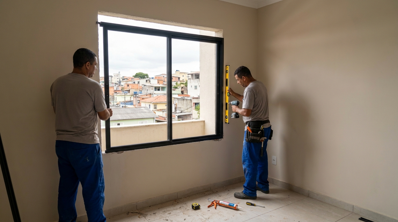 Fechamento de Ambientes na Vila Queiroz, Contagem‑MG