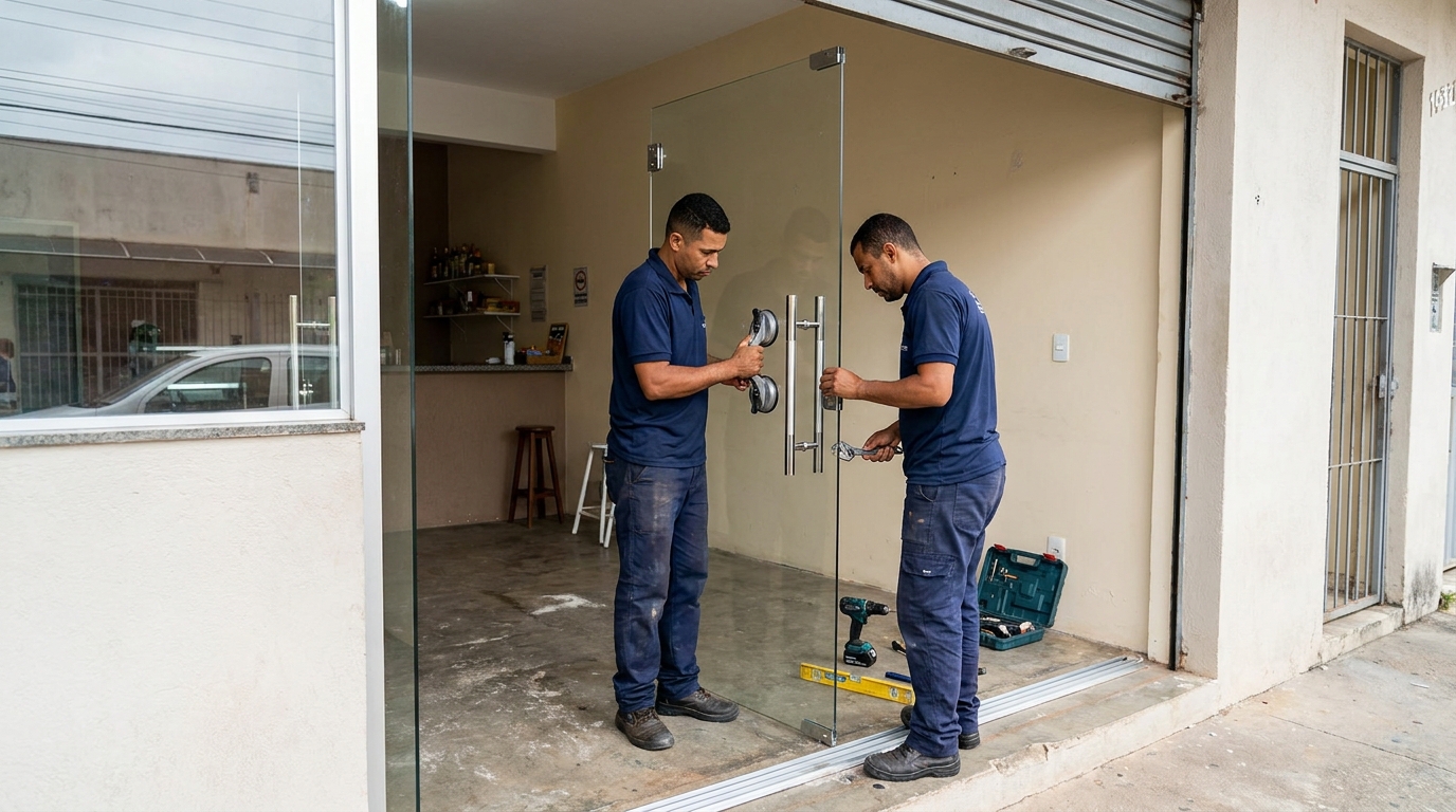 Portas em Vidro no Arpoador, Contagem‑MG