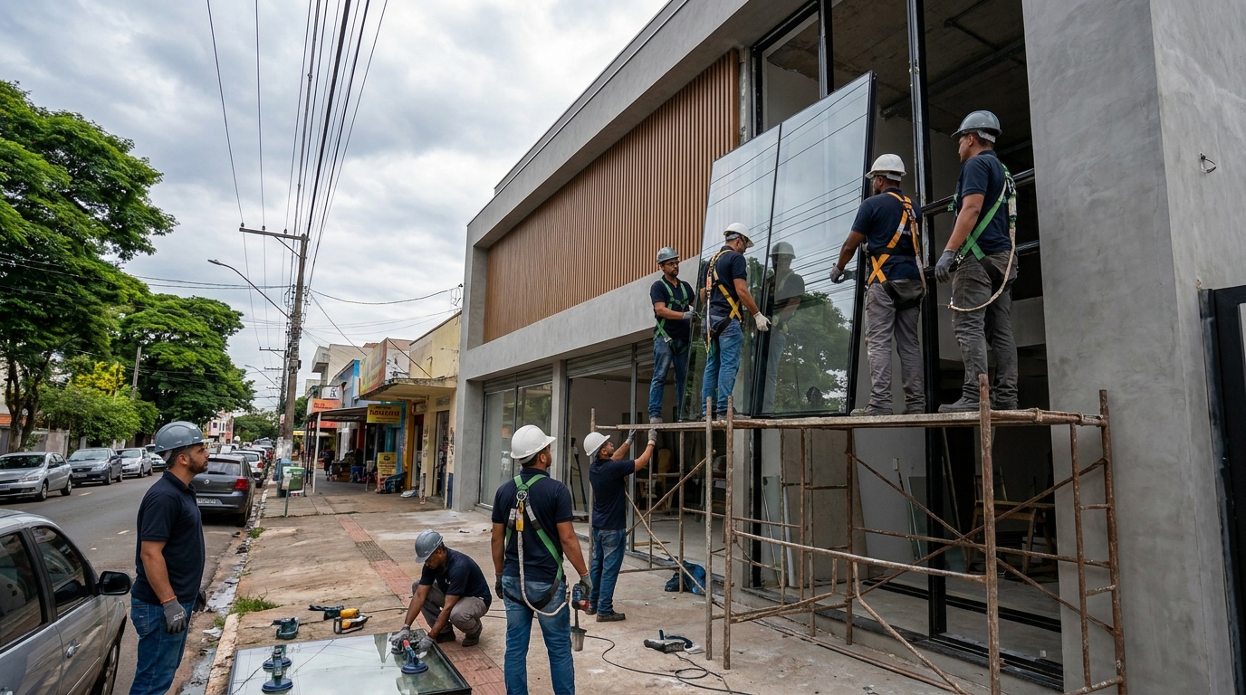 Fachada de Vidro no Arpoador, Contagem‑MG