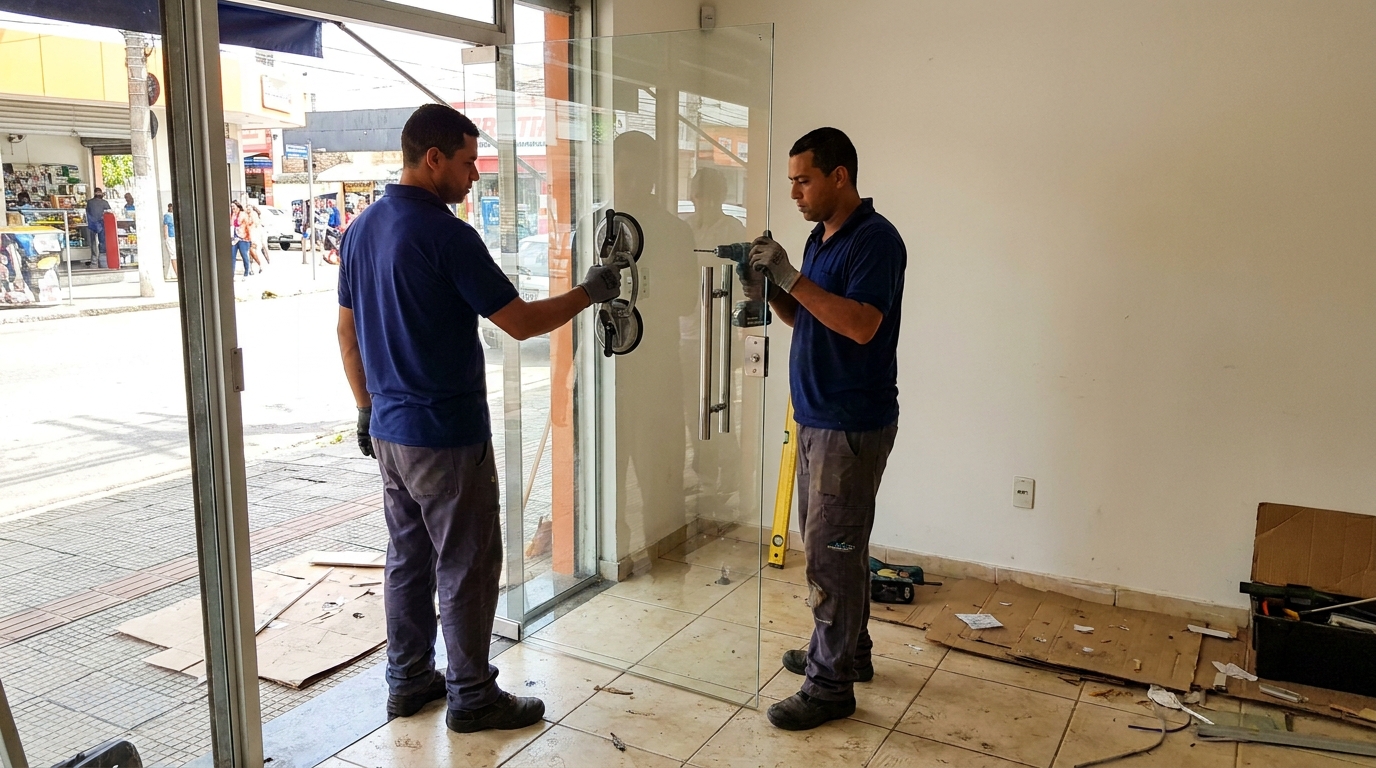 Portas em Vidro em Morada Nova, Contagem‑MG